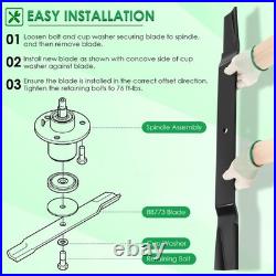 88773 82325 Replacement Blades for Bush Hog 72 Cut 6' Finishing/Grooming Mowers