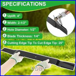 88773 Mower Blades 72 Cut Finish Blades for Bush Hog Several 6' Cut Models