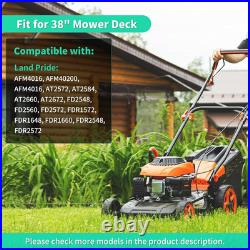 890-172C Finish Mower Blades for 72 Deck, High Lift Blades Compatible with Land