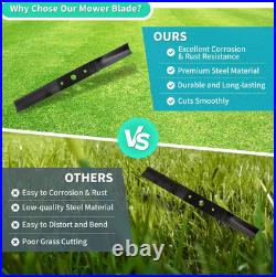 890-172C Finish Mower Blades for 72 Deck, High Lift Blades Compatible with Land