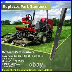890-172C Finishing Mower Blades Compatible with Land Pride FDR1672 FDR2572,89017