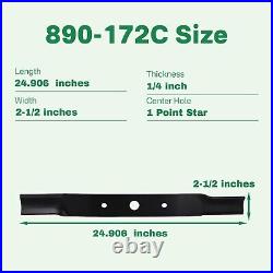 890-172C Finishing Mower Blades Fit for Landpride 890172C FDR1672 FDR2572 72