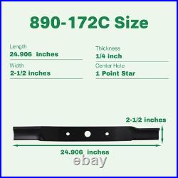 890-172C Finishing Mower Blades Fit for Landpride 890172C FDR1672 FDR2572 72