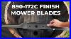 890 172c Finish Mower Blades For 72 Deck High Lift Blades