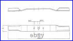 Blades for 72 Finish Mowers (5812703) Set of 3