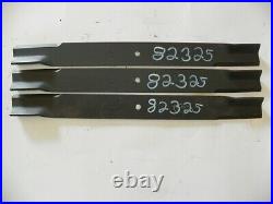 Bush Hog 82325 Finish Mower Blades, Set of 3. New, Replacement