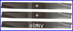 Caroni TC590 59006200 5' Finish Mower Set of 3 Blades, Nuts, Washers and 2 Belts