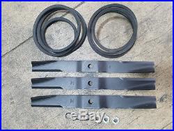 Caroni TC590 5' Finish Mower Kit, (3) Blades, (2) Belts, (3) Nuts and Washers