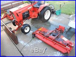 Case Tractor With Rear Hydraulics Snow Blower Bush Hog Finish Mower And Blade