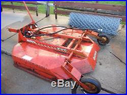 Case Tractor With Rear Hydraulics Snow Blower Bush Hog Finish Mower And Blade
