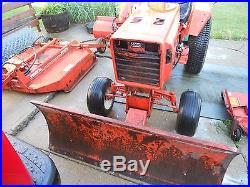 Case Tractor With Rear Hydraulics Snow Blower Bush Hog Finish Mower And Blade