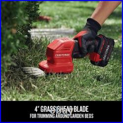 Compact V20 2-in-1 Handheld Grass Trimmer & Mini Hedge Cutter Red Edition