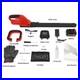 Cordless Electric Hedge Trimmer 24V Battery 22in Dual-Action Blade Bush Cutter