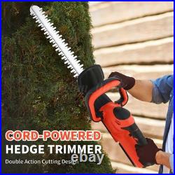 Cordless Hedge Trimmer, 22Inch Cordless Electric Hedge Trimmer 21V 3.0Ah Battery
