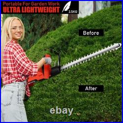 Cordless Hedge Trimmer, 22Inch Cordless Electric Hedge Trimmer 21V 3.0Ah Battery