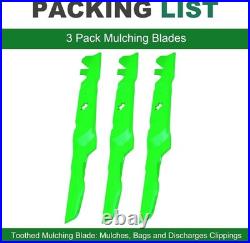 Cub Cadet 490-110-C188 Toothed Mulching Blades 60 Inch Replacement