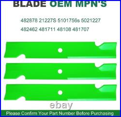Durable 18 Mower Blades Compatible with Top Brands Replacement Pack