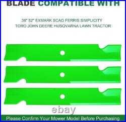 Durable 18 Mower Blades Compatible with Top Brands Replacement Pack