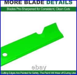 Durable 18 Mower Blades Compatible with Top Brands Replacement Pack