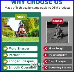 Durable 18 Mower Blades Compatible with Top Brands Replacement Pack
