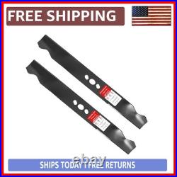 Durable 20 Inch Lawn Mower Blades (2-Pack), Rust-Resistant Aftermarket Parts