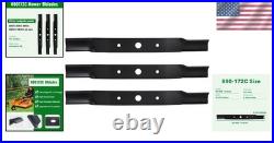 Durable 890-172C Finishing Mower Blades Set of 3 for Landpride 72 Decks