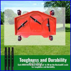 Durable 890-172C Finishing Mower Blades Set of 3 for Landpride 72 Decks