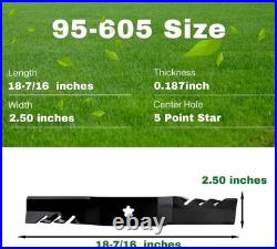 Durable 95-605 Lawn Mower Blades Precision Cutting for a Perfect Lawn Finish