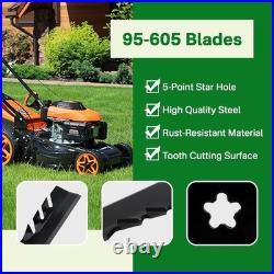 Durable 95-605 Lawn Mower Blades Precision Cutting for a Perfect Lawn Finish