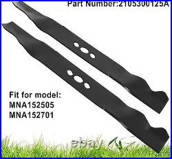 Durable Lawn Mower Blades 2 Pack Rust-Preventing, Compatible with Hyper Tough