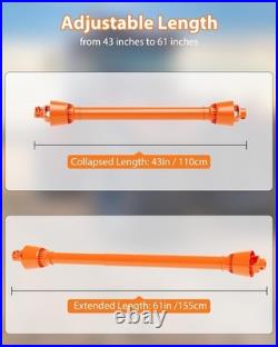 Durable PTO Drive Shaft for Brush Hog, Finish Mower