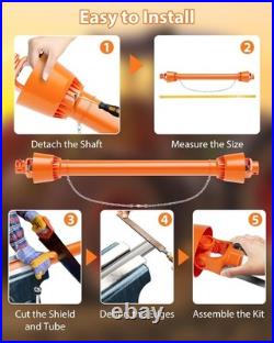 Durable PTO Drive Shaft for Brush Hog, Finish Mower