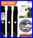 Efficient 3-Blade Set for Craftsman & Husqvarna 46 Mowing Black Finish