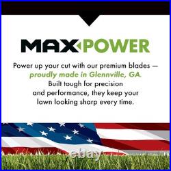Efficient 3-Blade Set for Craftsman & Husqvarna 46 Mowing Black Finish