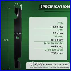 Exmark/Toro 54 Lawn Mower Blades Complete Deck Set