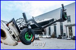 Finish Mower Attachment Fit BobCat Skid Steer 3 Blades Heavy Duty Finish Mower