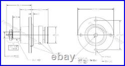 Finish mower Spindle, Lowey, Hull, Hardee, ITG 01-252, 00775017, 650897