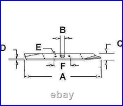 Finishing Mower Blade 70080-00777 fits Ford New Holland 730