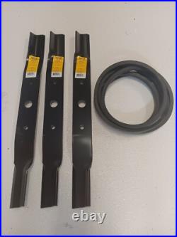 Fits Land Pride 72 Finish Mower Blades & Belt Set AT2672 FDR2572 FDR1672 FD1548