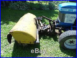 Ford 1510 Tractor (4WD) with Finish Mower, Sweeper, Snow Blade, Manuals