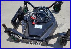 Future Mini Skid Steer 3 Blade Finish Mower Hydraulic Attachment Toro AGT