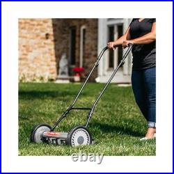 Great States Reel Mower, 18 Grey Finish, 5, Blade Push, Easy Lawn Care
