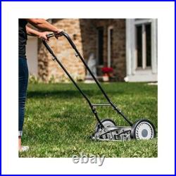 Great States Reel Mower, 18 Grey Finish, 5, Blade Push, Easy Lawn Care