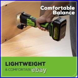Greenworks 24V Cordless Oscillating Multi Tool with 13 Accessories 6 Speed 3° Os
