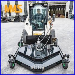 Heavy Duty 3 Blade Finished Mower for Bobcat Skid Loader Or Tractor