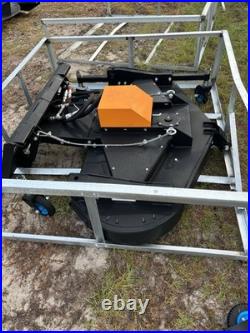 Heavy Duty 3 Blade Finished Mower for Skid Loader Or Tractor. Heavy Duty