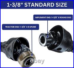 Heavy-Duty PTO Shaft 5-6 inch with 40.95 inch Cutting Height Tractor Powered