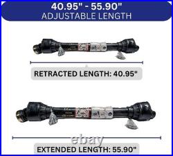 Heavy-Duty PTO Shaft 5-6 inch with 40.95 inch Cutting Height Tractor Powered