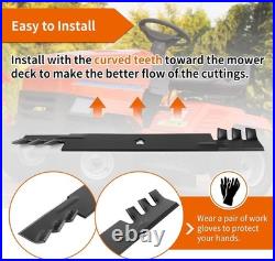 High-Performance 42 Gator Blades for Lawn Mowers Compatible with Major Brands