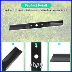 IDEASURE 890172C 72 Finish Mower Blades, High Lift, 3 Pack
